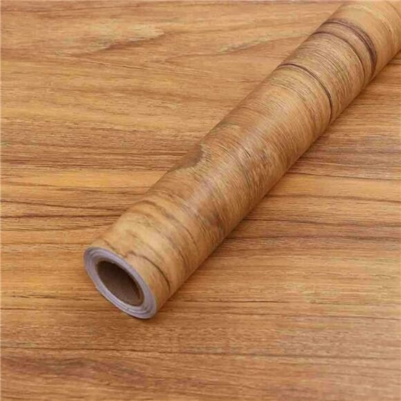 Wood Grain Contact Paper Peel and Stick Wallpaper Self Adhesive Wall Paper - Picture 1 of 7